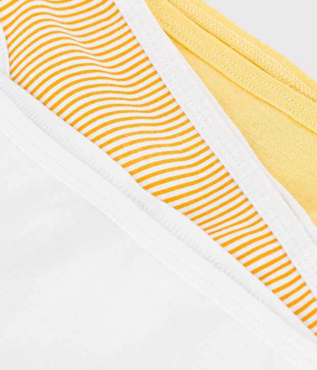 Lot de 3 culottes en coton multicolor