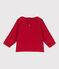Babies' Long-Sleeved Cotton Gauze Blouse STOP