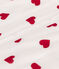 Babies' Cotton TOG-1 Rated Sleeping Bag MARSHMALLOW white/TERKUIT red