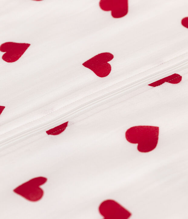 Babies' Cotton TOG-1 Rated Sleeping Bag white/red