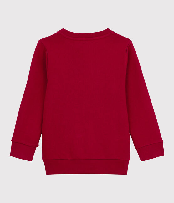 Boys' Fleece Sweatshirt TERKUIT red