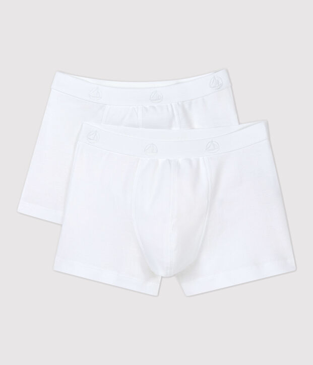 Boys' White Boxer Shorts - 2-Pack multicolor