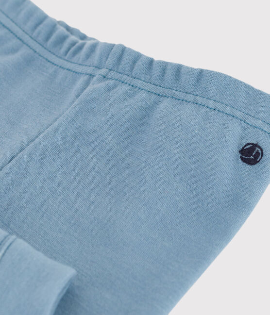 Babies' Wool/Cotton Jersey Leggings ROVER blue