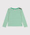 Women's Buttoned Cotton Breton Top AVALANCHE /PRADO