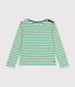 Women's Buttoned Cotton Breton Top