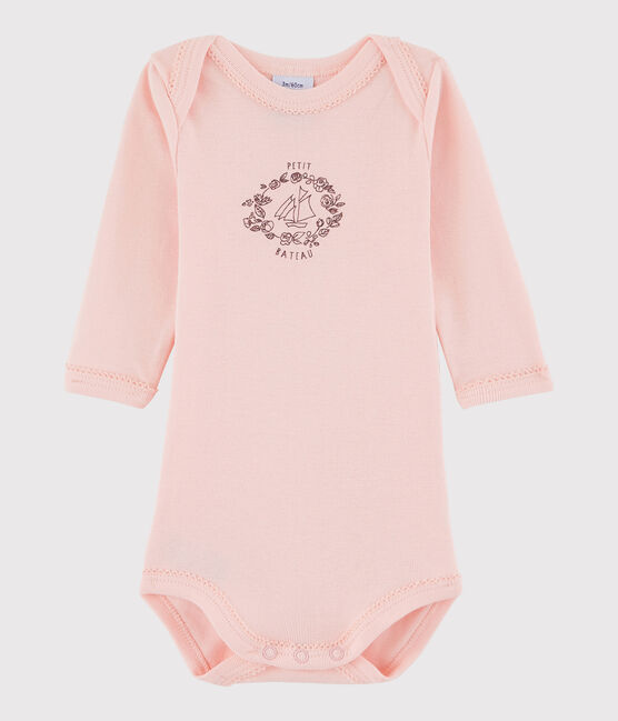Baby Girls' Long-Sleeved Bodysuit VENUS pink