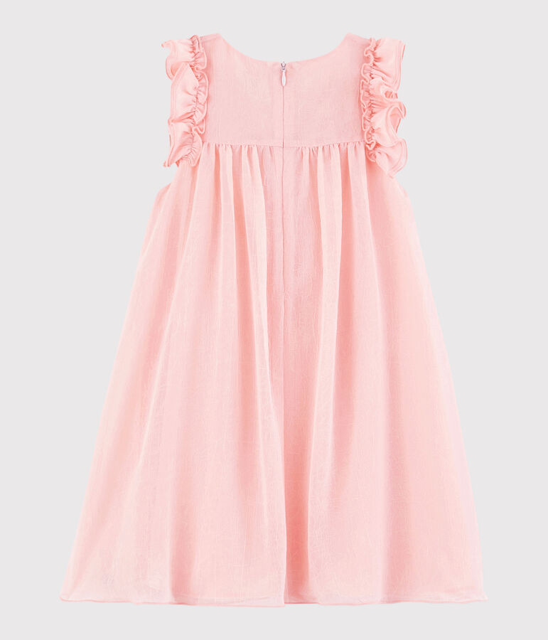 Girls' Cr&ecirc;pe Formal Dress pink