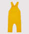 Babies' Fleece Dungarees BOUDOR yellow