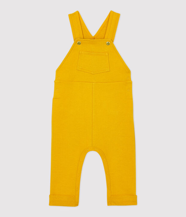 Babies' Fleece Dungarees yellow