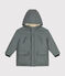 Children's warm sherpa-lined raincoat THUYA green
