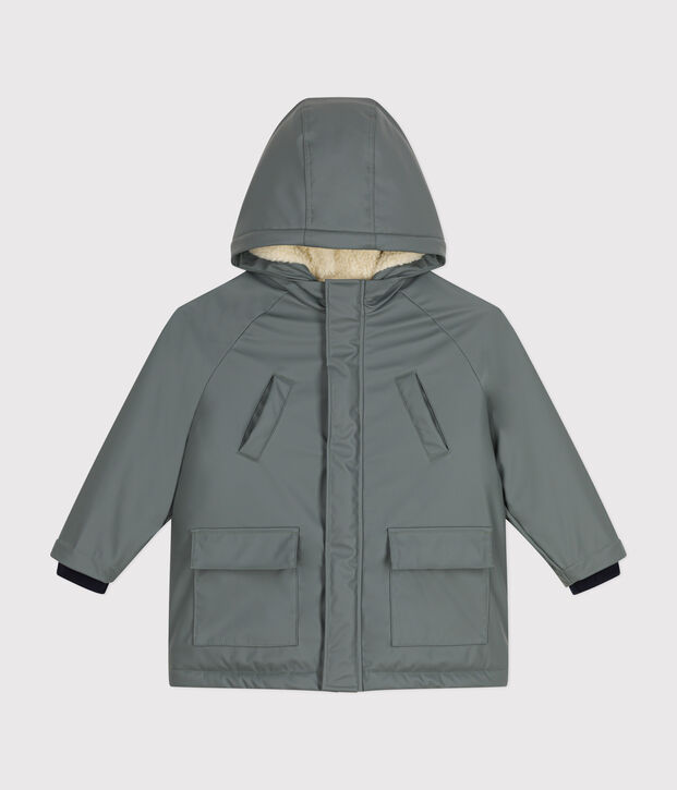 Children's warm sherpa-lined raincoat THUYA