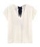 Women's Linen T-Shirt MARSHMALLOW white