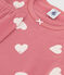 Children's heart print pattern cotton pyjamas ROSEWOOD pink/AVALANCHE