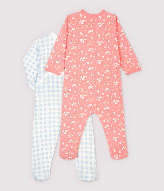 Baby Girls' Cotton Sleepsuits - 2-Pack variante 1