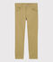 Boys' Slim-Fit Serge Trousers JERRYCAN beige