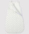 Babies' Rib Knit Sleeping Bag MARSHMALLOW white/GRIS grey/MULTICO