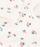Babies' Floral Tube Knit Bodyjama MARSHMALLOW white/MULTICO white