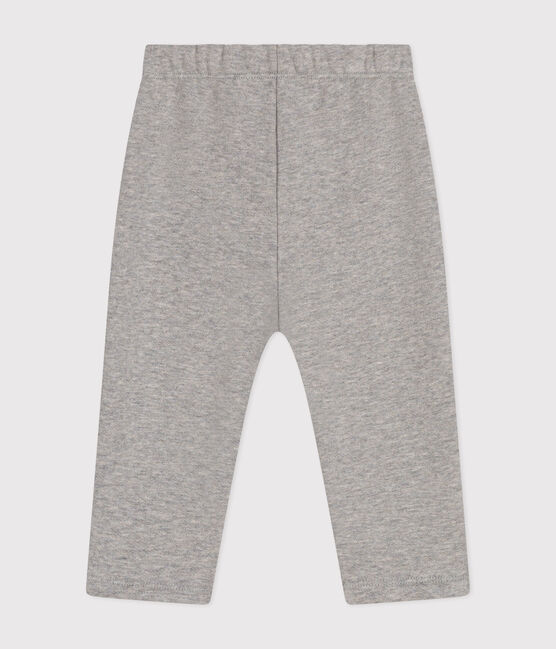 Babies' fleece trousers CHATON CHINE grey