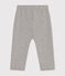 Babies' fleece trousers CHATON CHINE grey