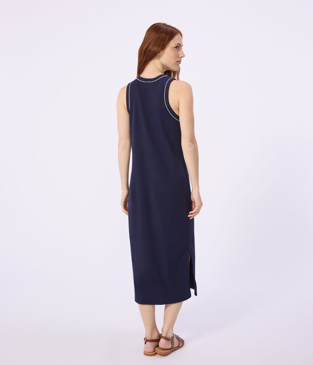 Women's long cotton vest dress SMOKING