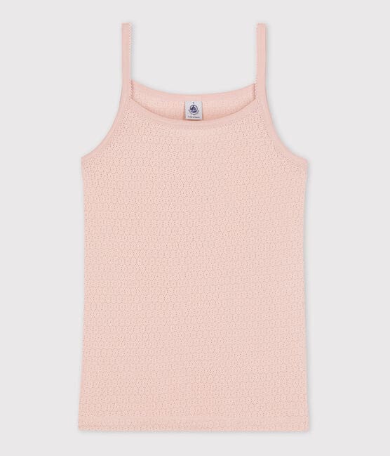 Women's Iconic Cotton Strappy Top SALINE pink