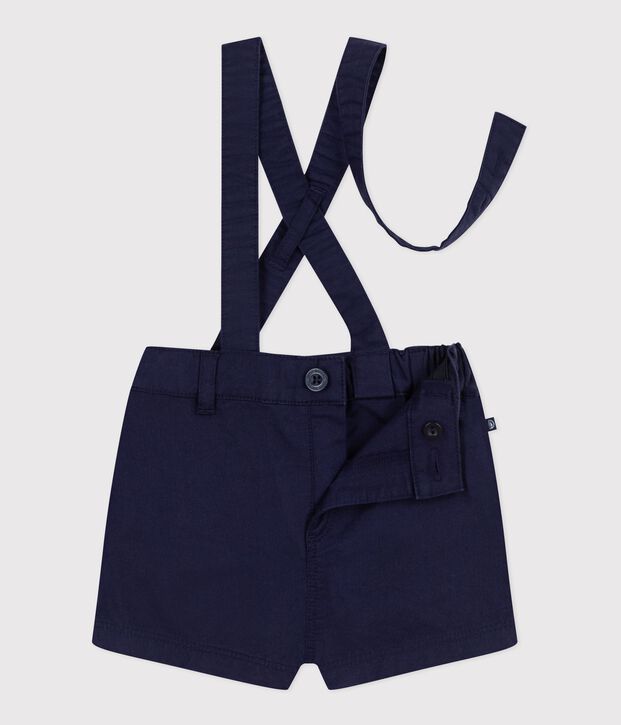 Babies' twill shorts with straps SOIR