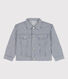 Girls' Stripy Cotton Jacket