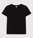 Women's Straight Round-Neck Cotton T-Shirt
