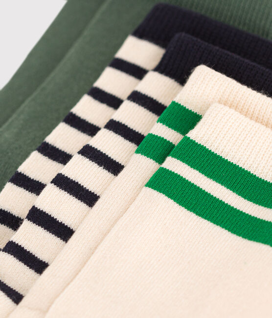 Children's Stripy Cotton Socks - 3-Pack variante 1