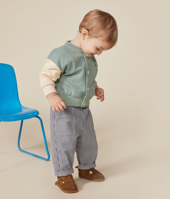 Babies' varsity-style fleece jacket PAUL /AVALANCHE