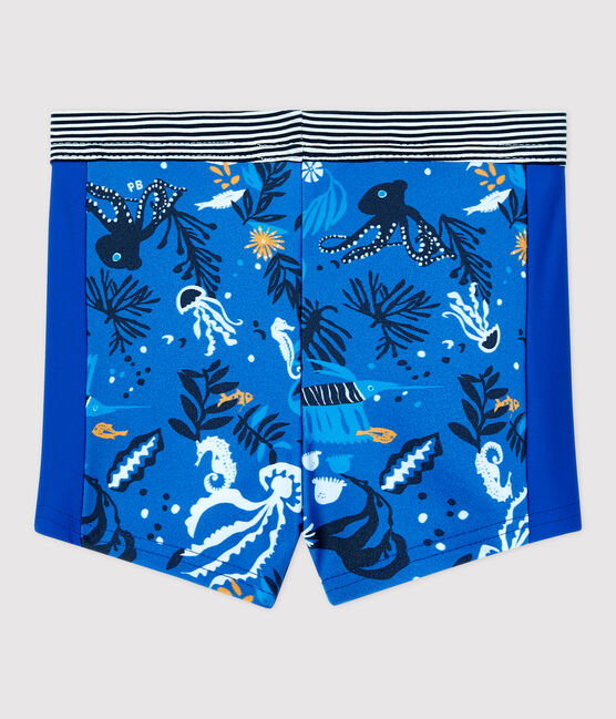 Baby Boys' Eco-Friendly Swim Shorts SURF blue/MULTICO white