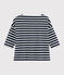 Women's Breton Cotton Top SMOKING blue/MARSHMALLOW white