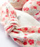 Baby Girls' Floral Organic Cotton Tube Knit Headband and Bootees Set variante 1
