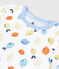 Boys' Lemon Print Organic Cotton Pyjamas MARSHMALLOW white/MULTICO white