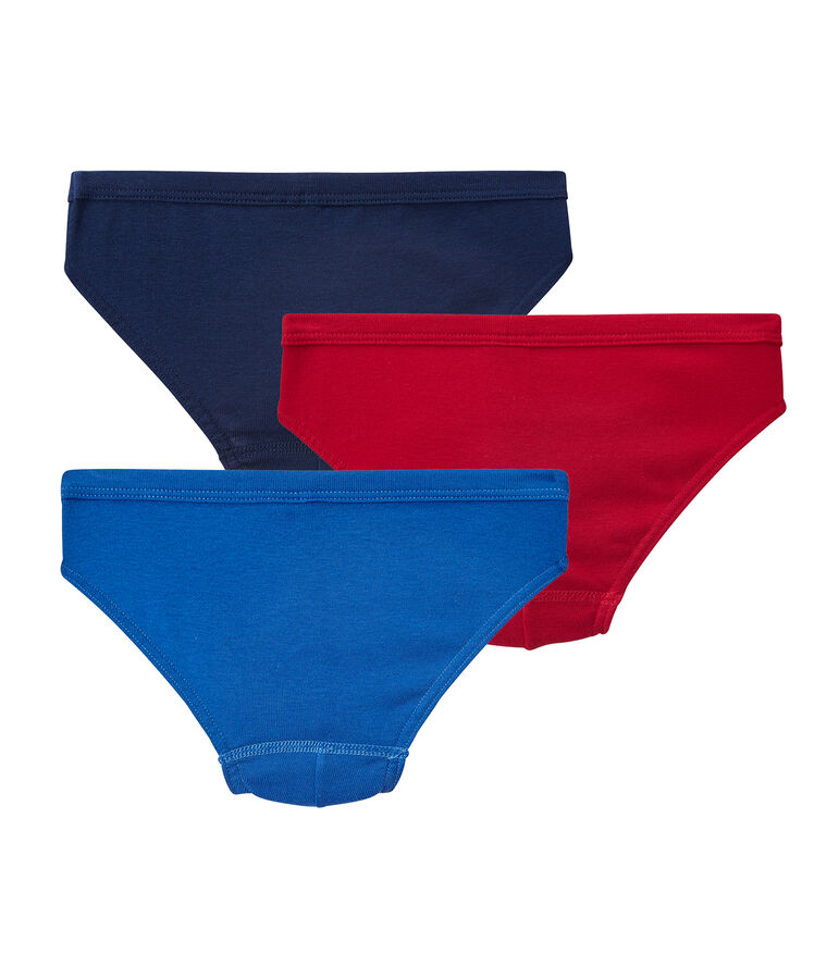 Set of 3 boys' briefs white