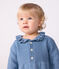 Babies' plain cotton and wool dress ADRIATIC