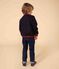 Boys' Thick Jersey Baseball Jacket SMOKING blue