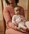 Babies' Wool/Cotton Knit Clothing - 2-Piece Set SALINE pink