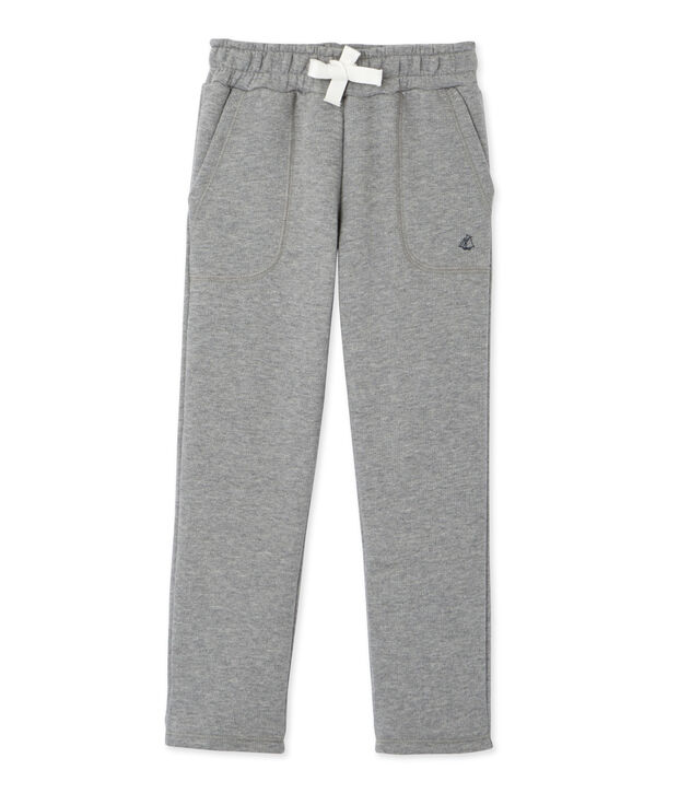 Boy's fleece pants grey