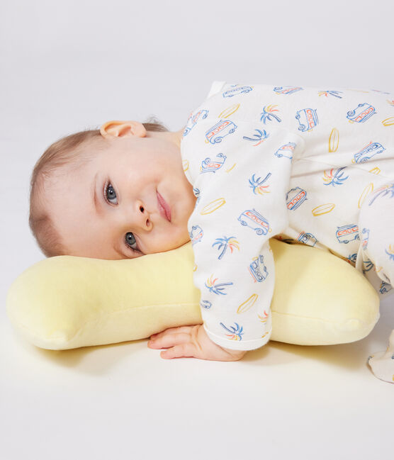 Babies' van design cotton pyjamas MARSHMALLOW white/MULTICO white