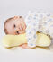 Babies' van design cotton pyjamas MARSHMALLOW white/MULTICO white