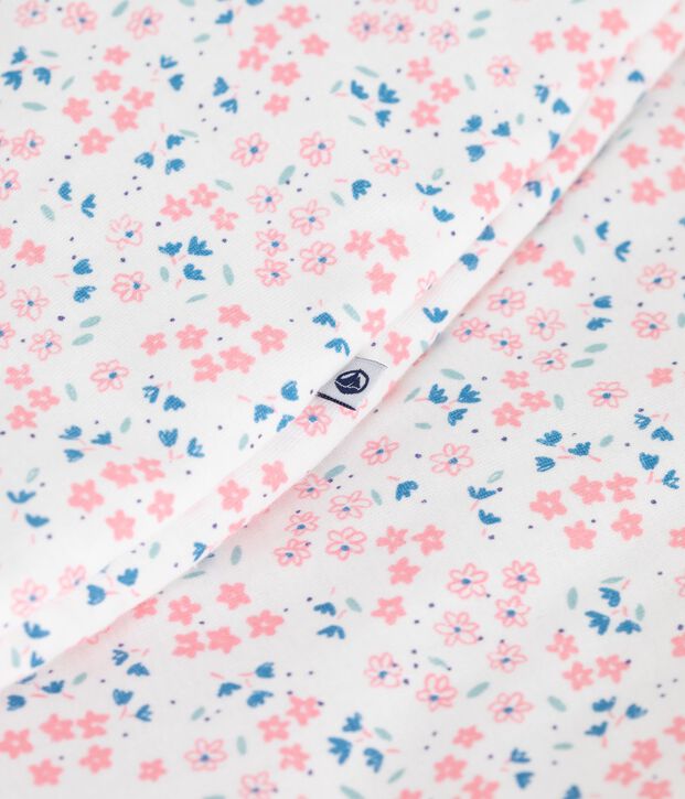 Babies' 2 TOG floral-print cotton sleeping bag white/multicolor