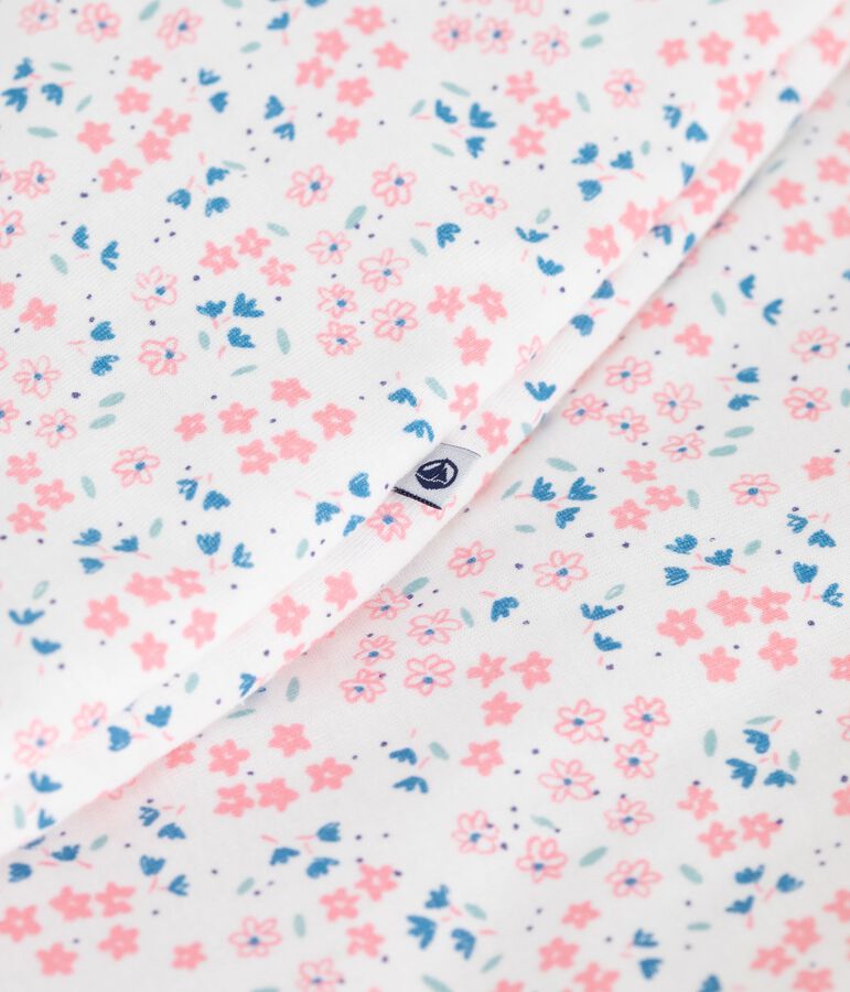 Babies' 2 TOG floral-print cotton sleeping bag white/multicolor
