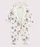 Baby's unisex snowsuit MARSHMALLOW white/ROSE pink/MULTICO