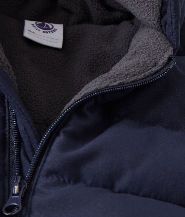 Baby boy's padded jacket blue