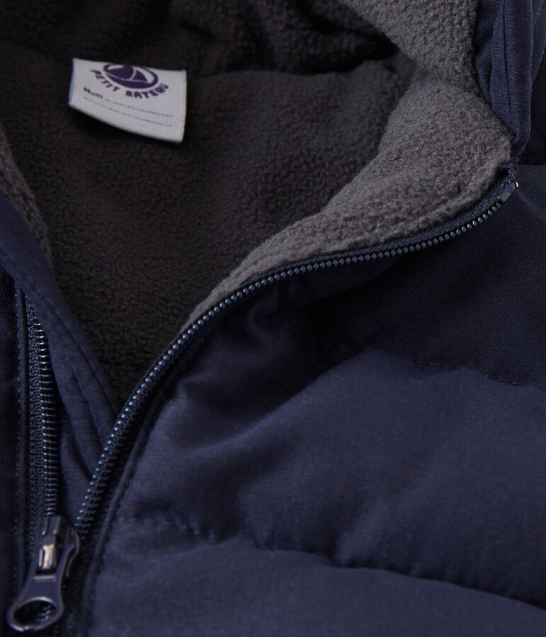 Baby boy's padded jacket blue