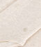 Babies' Long-Sleeved Cotton Bodysuit With Collar MONTELIMAR CHINE beige