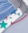 Pack of children's star-print cotton boxers multicolor