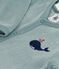 Babies' plain velour pyjama suit GOBELIN