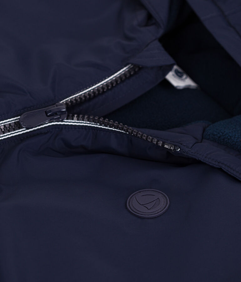 Boy's fleece windbreaker blue